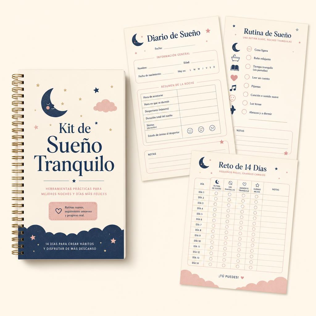 Mockup del Kit de Sueño Tranquilo